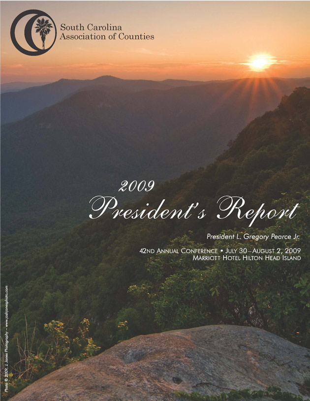 2009 South Carolina Association of Counties Cover
