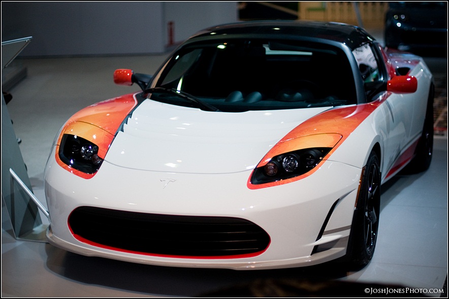 Detroit Autoshow 2011 Tesla Display