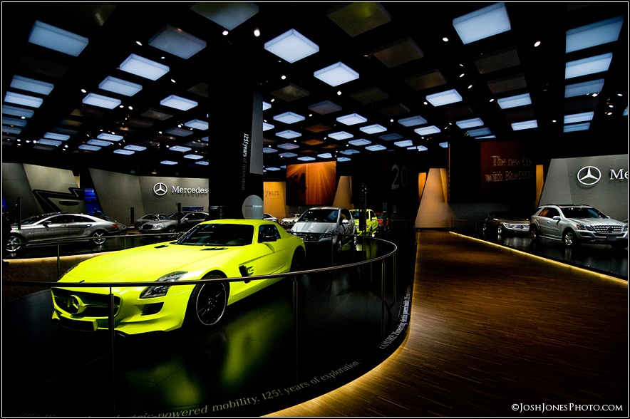 Detroit Autoshow 2011 Mercedes Display