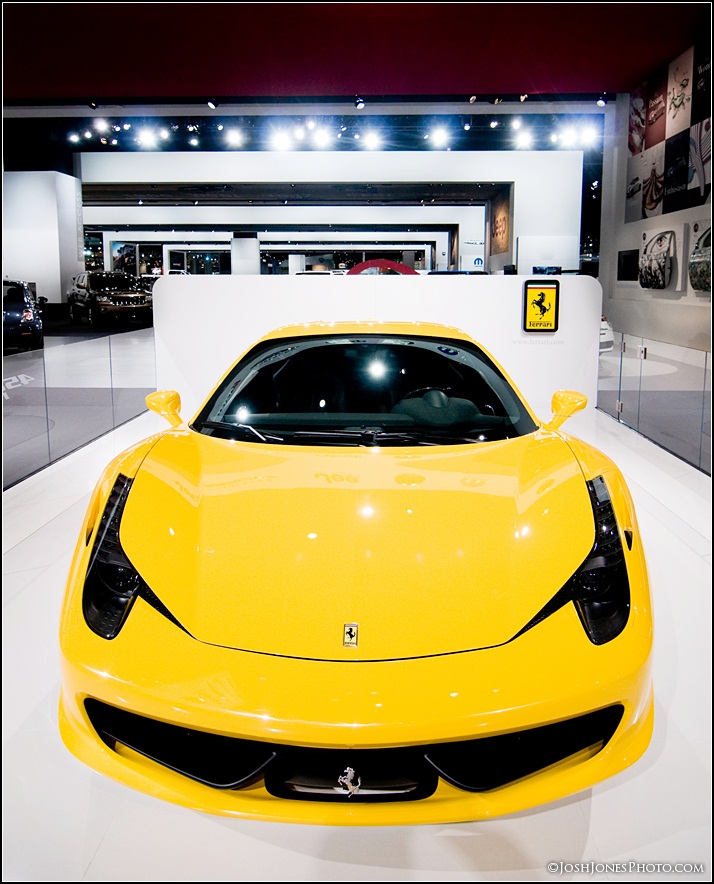 Detroit Autoshow 2011 Ferrari Display