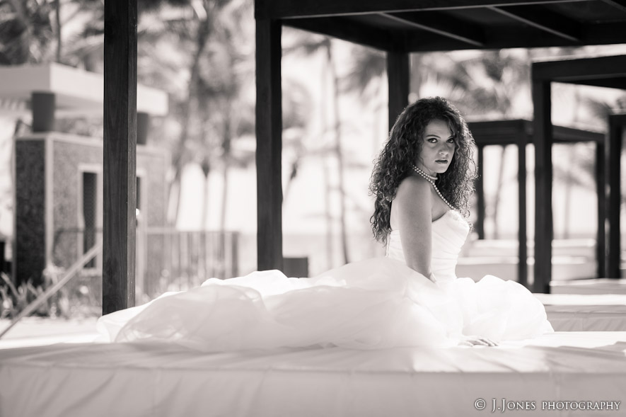 Punta Cana Bridal Portrait Photographer